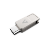 V7 USB-C Dual-Purpose Flash Drive USB3.2, Type A 128GB - VF3128GTC