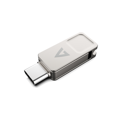 V7 USB-C Dual-Purpose Flash Drive USB3.2, Type A 128GB - VF3128GTC V7 USB Flash Drive V7