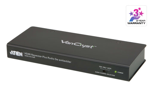 Aten HDMI Repeater Plus Audio De-embedder | VC880-AT-E