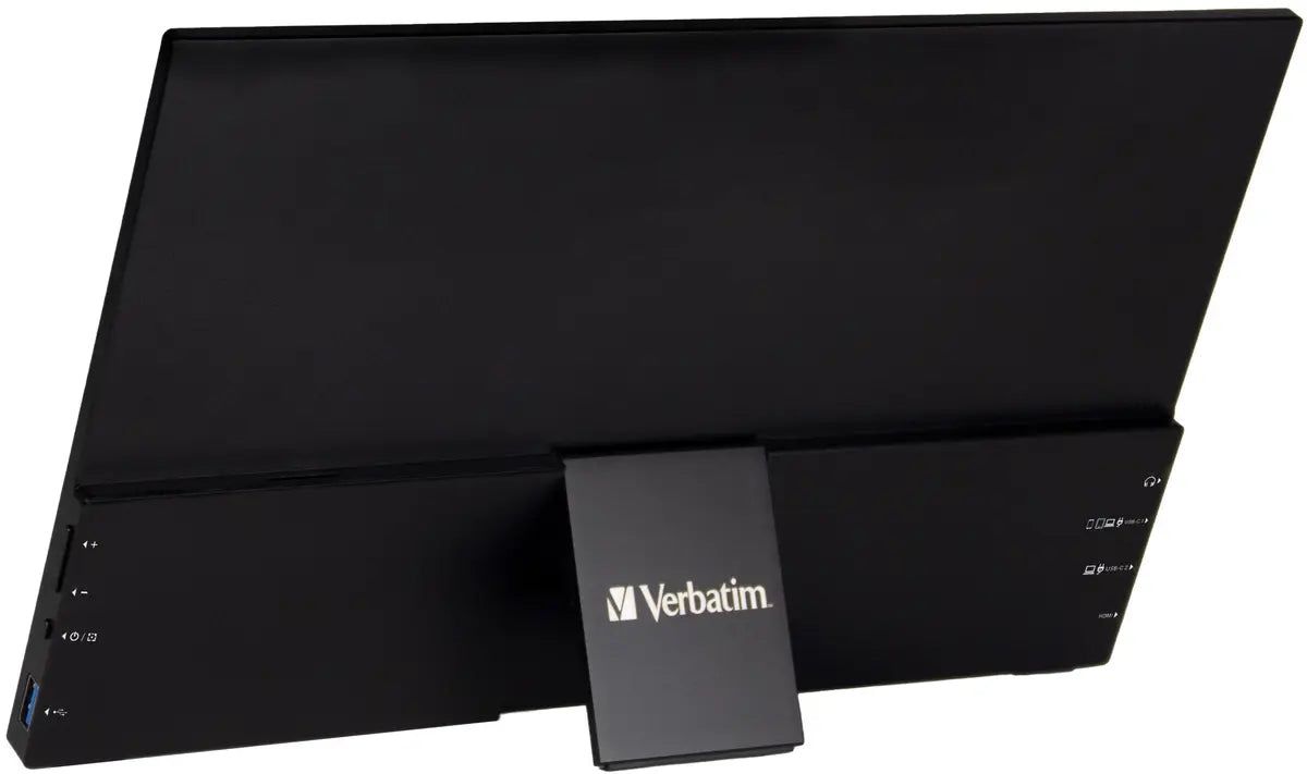 Verbatim PM-17 43.9 cm (17") 1920 x 1080P Full HD Black IPS Portable Monitor Portable Monitor Verbatim