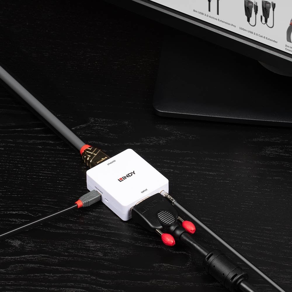 Lindy VGA & Audio To HDMI Converter | 38165 Video Signal Converter Lindy