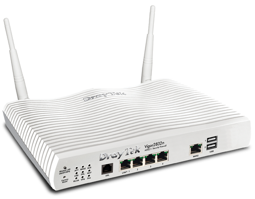 Draytek Vigor 2832N ADSL Wireless Router - V2832N-K DrayTek Router DrayTek