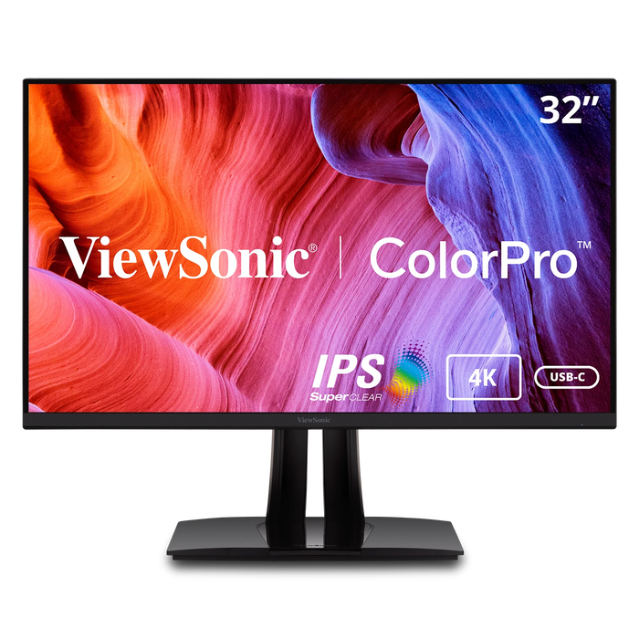ViewSonic VP3256-4K 32" ColorPro 4K Ultra HD IPS Monitor Desktop Monitor ViewSonic