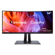 ViewSonic VP3481a 34" ColorPro 21:9 Curved UWQHD Monitor Desktop Monitor ViewSonic
