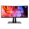 ViewSonic VP3481a 34" ColorPro 21:9 Curved UWQHD Monitor