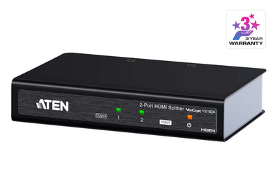 Aten VS182A 2-Port 4K HDMI Splitter Video Switch Aten