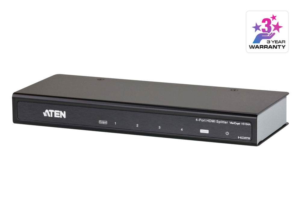 Aten VS184A 4-Port 4K HDMI Splitter