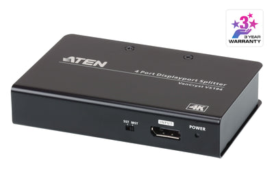 Aten VS194 4-port True 4K DisplayPort Splitter Aten Video Splitter Aten