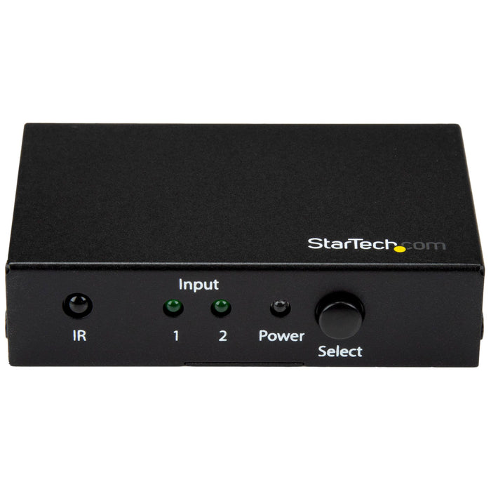 StarTech VS221HD20 2-Port HDMI Switch - 4K 60Hz