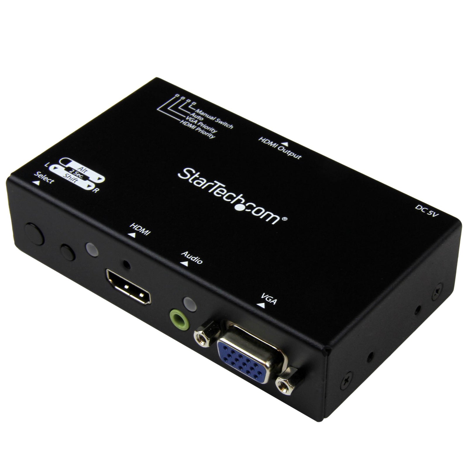 Startech HDMI and VGA Input to HDMI Output Converter with Priority Switching | VS221VGA2HD Video Switch Startech