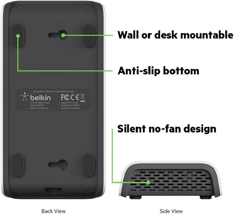 Belkin RockStar 10-Port USB Charging Station | B2B139VF