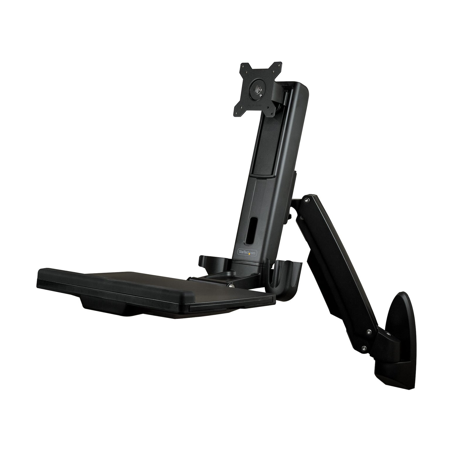StarTech up to 24″ Articulating Full Motion Standing Desk Wall Mount | WALLSTS1 Wall Mount Bracket Startech
