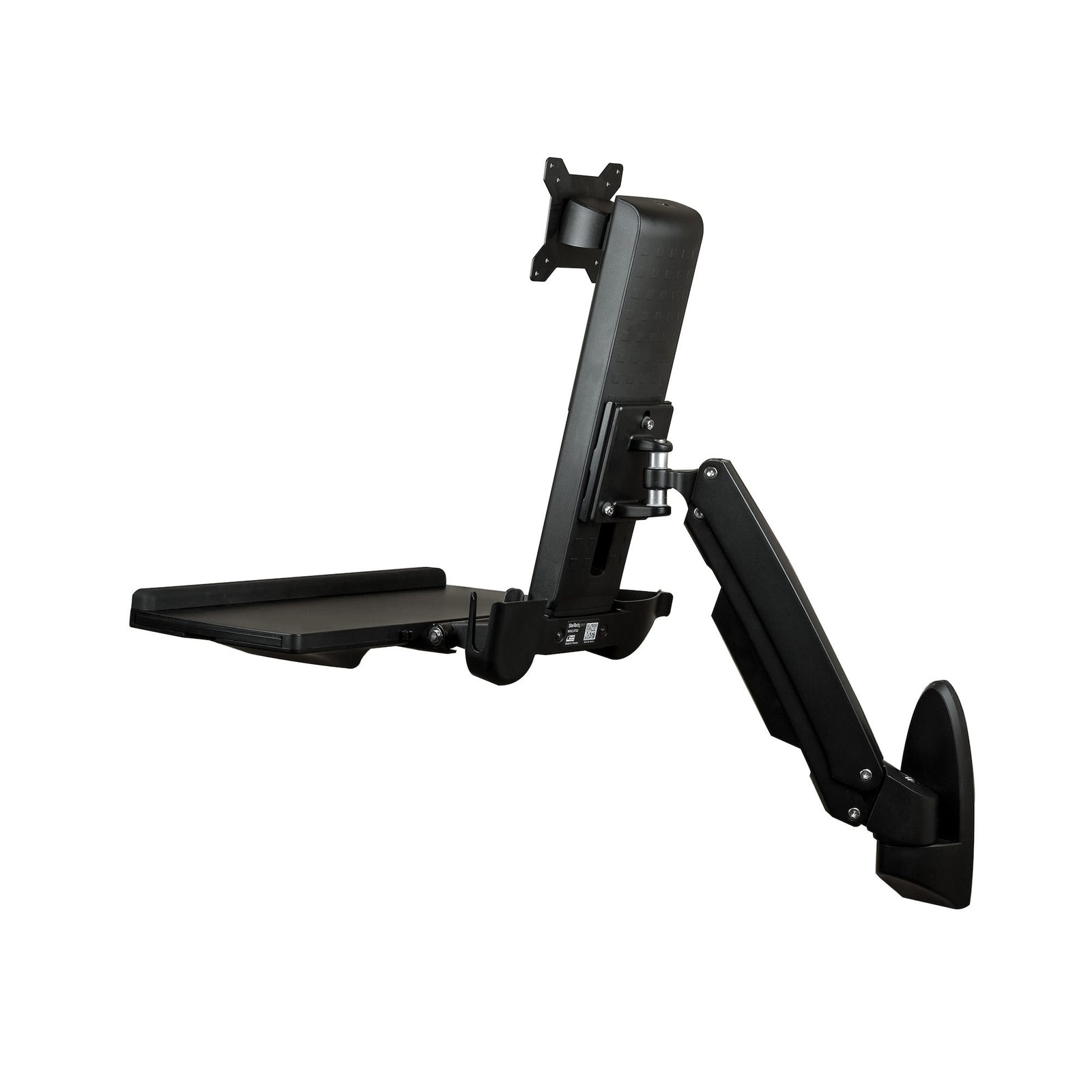 StarTech up to 24″ Articulating Full Motion Standing Desk Wall Mount | WALLSTS1 Wall Mount Bracket Startech