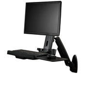 StarTech up to 24″ Articulating Full Motion Standing Desk Wall Mount | WALLSTS1 Wall Mount Bracket Startech