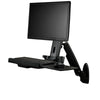 StarTech up to 24″ Articulating Full Motion Standing Desk Wall Mount | WALLSTS1