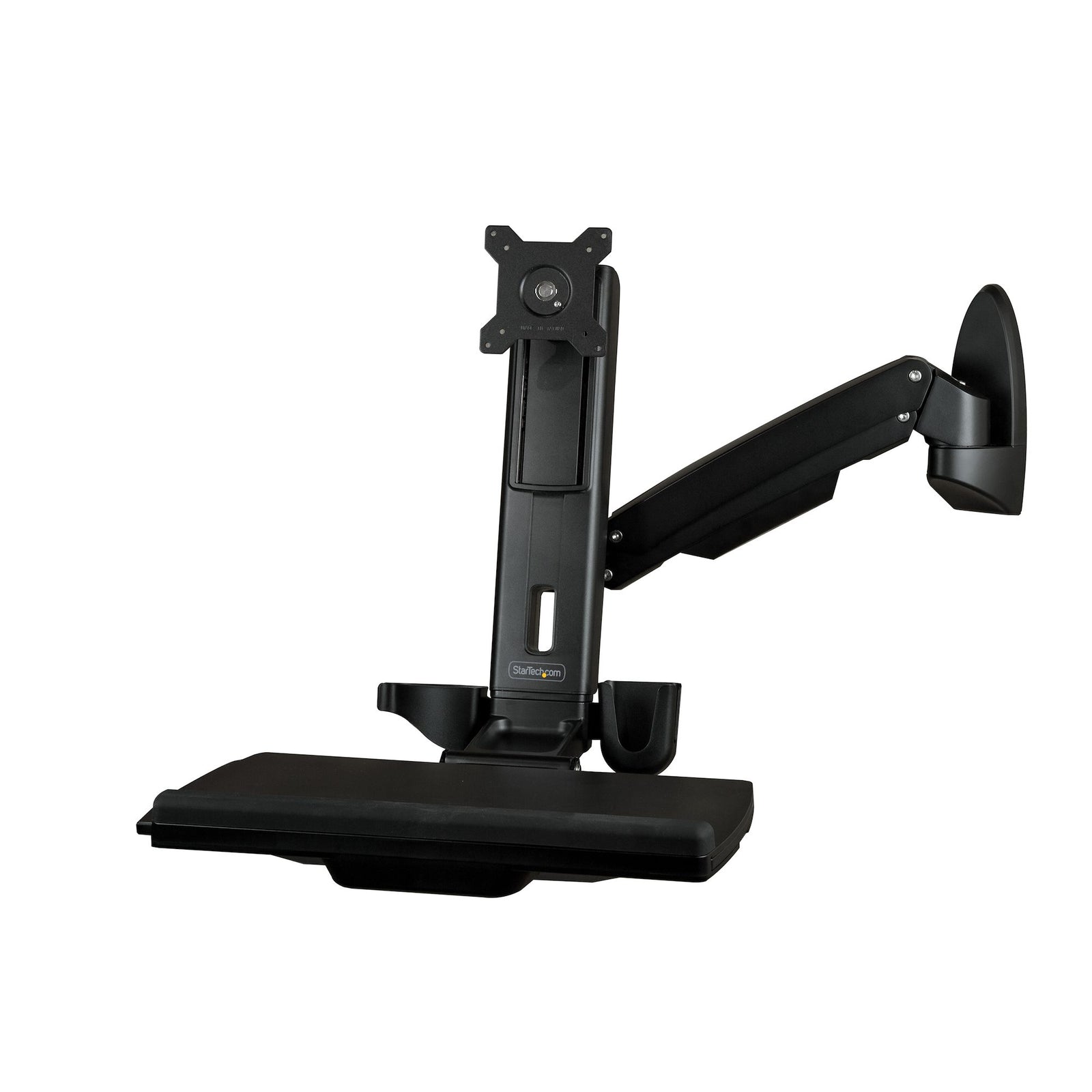 StarTech up to 24″ Articulating Full Motion Standing Desk Wall Mount | WALLSTS1 Wall Mount Bracket Startech