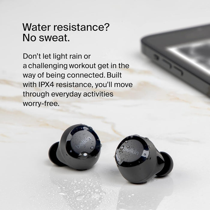 Belkin SoundForm Bolt Headset True Wireless Stereo (TWS) In-ear Calls/Music Bluetooth Black | AUC009BTBLK