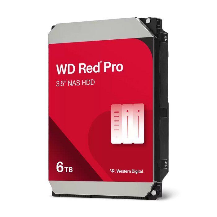 Western Digital Red Pro 6TB, 3.5 Internal Sata Hard Drive | WD6005FFBX Western Digital Hard Drive Western Digital