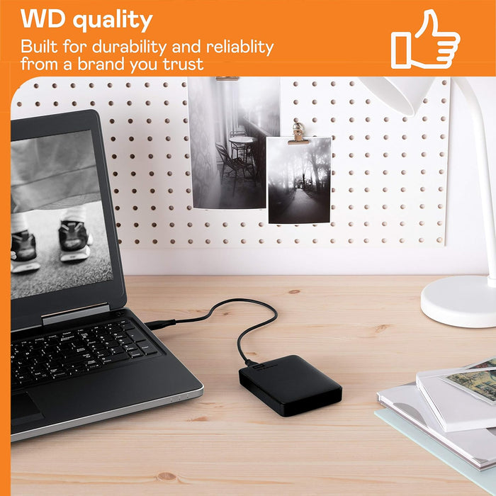 Western Digital WD Elements Portable 2.5" 4 TB External Hard Disk Drive | WDBU6Y0040BBK-WESN