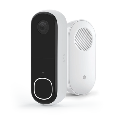 Arlo 2K Wireless Video Doorbell with Chime | AVDK4001-100PES Doorbell Kits Arlo