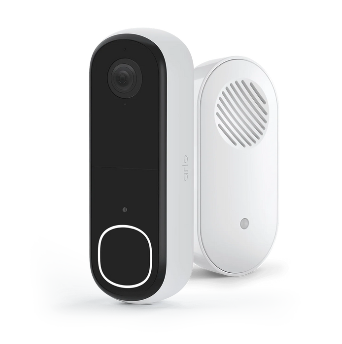 Arlo 2K Wireless Video Doorbell with Chime | AVDK4001-100PES Doorbell Kits Arlo