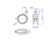 Multibrackets MB0636 32"-65" M 180 Silver Mobile Display Trolley Mobile Trolley Multibrackets