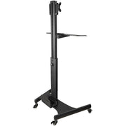 StarTech WKSTNCART Mobile Workstation Cart with Monitor Mount | CPU/PC Holder Mobile Trolley Startech