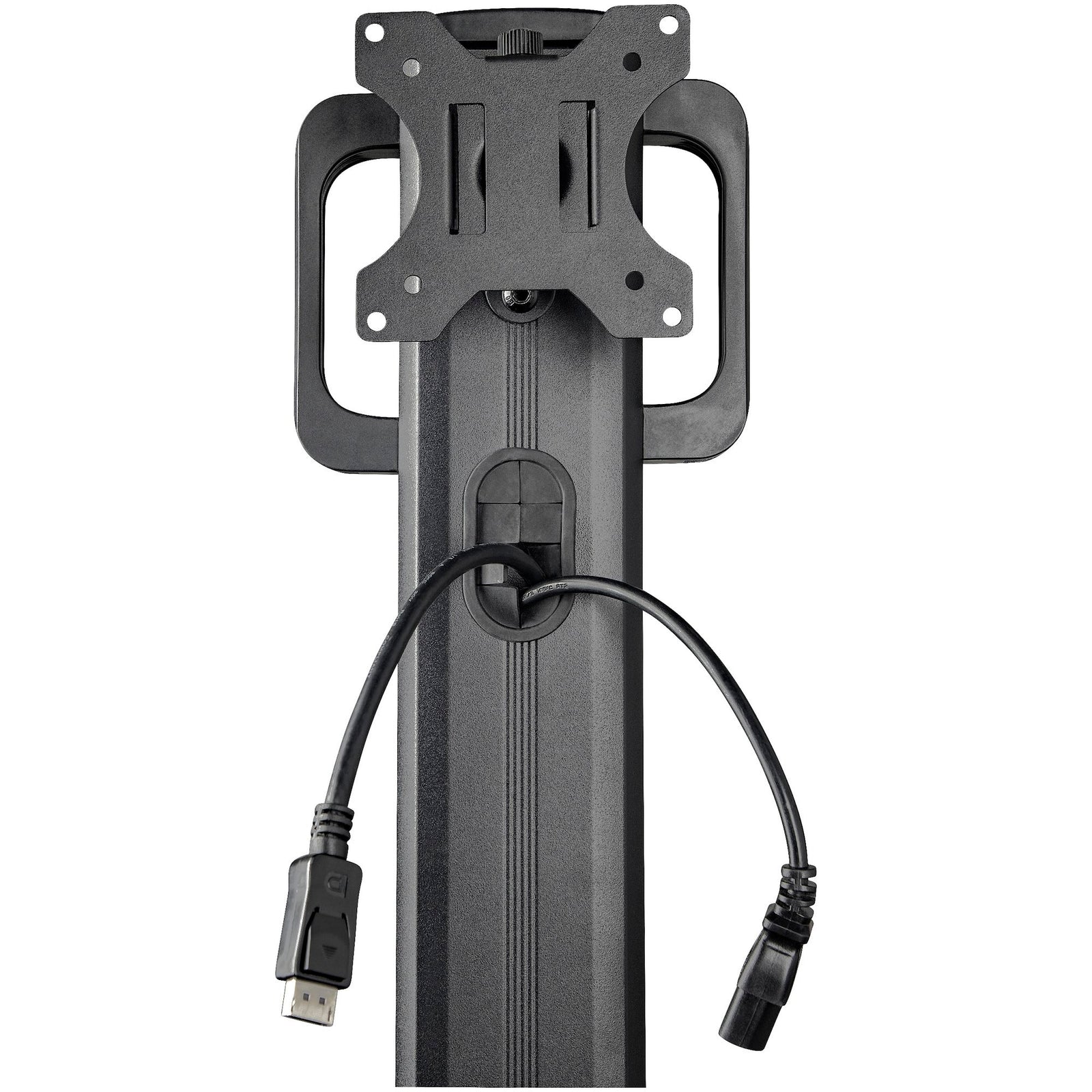 StarTech WKSTNCART Mobile Workstation Cart with Monitor Mount | CPU/PC Holder Mobile Trolley Startech