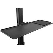 StarTech WKSTNCART Mobile Workstation Cart with Monitor Mount | CPU/PC Holder Mobile Trolley Startech