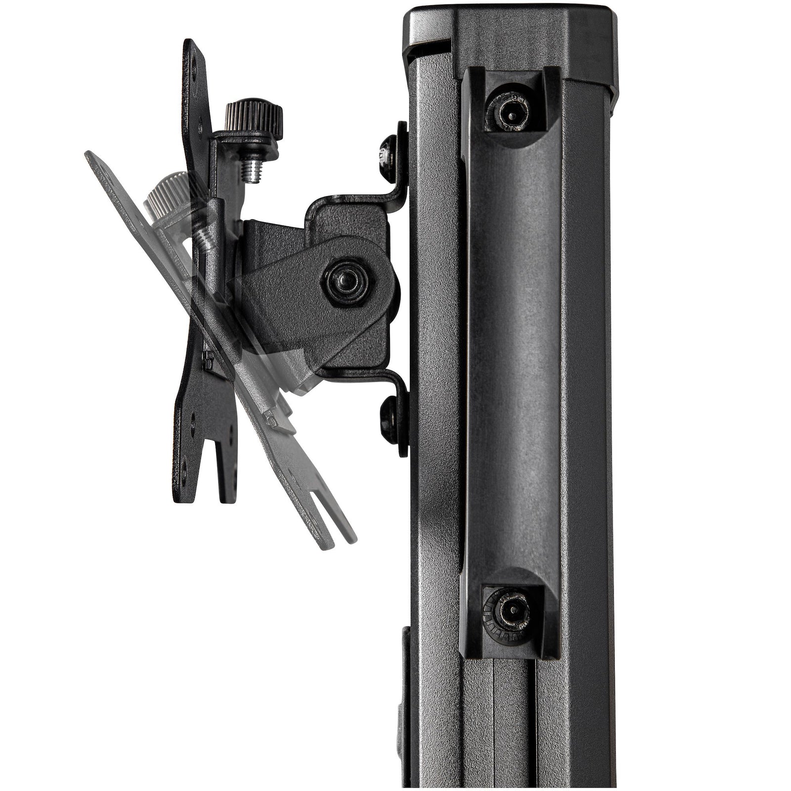 StarTech WKSTNCART Mobile Workstation Cart with Monitor Mount | CPU/PC Holder Mobile Trolley Startech