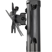 StarTech WKSTNCART Mobile Workstation Cart with Monitor Mount | CPU/PC Holder Mobile Trolley Startech