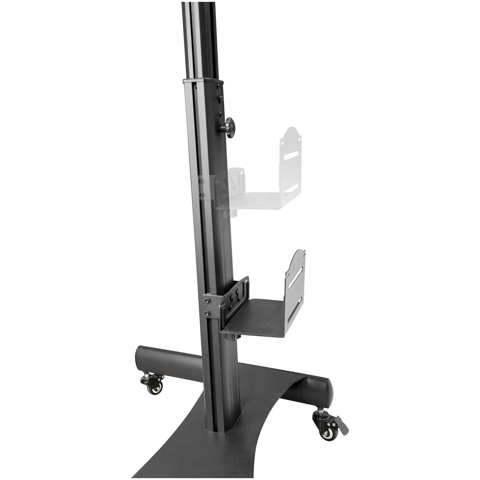 StarTech WKSTNCART Mobile Workstation Cart with Monitor Mount | CPU/PC Holder Mobile Trolley Startech