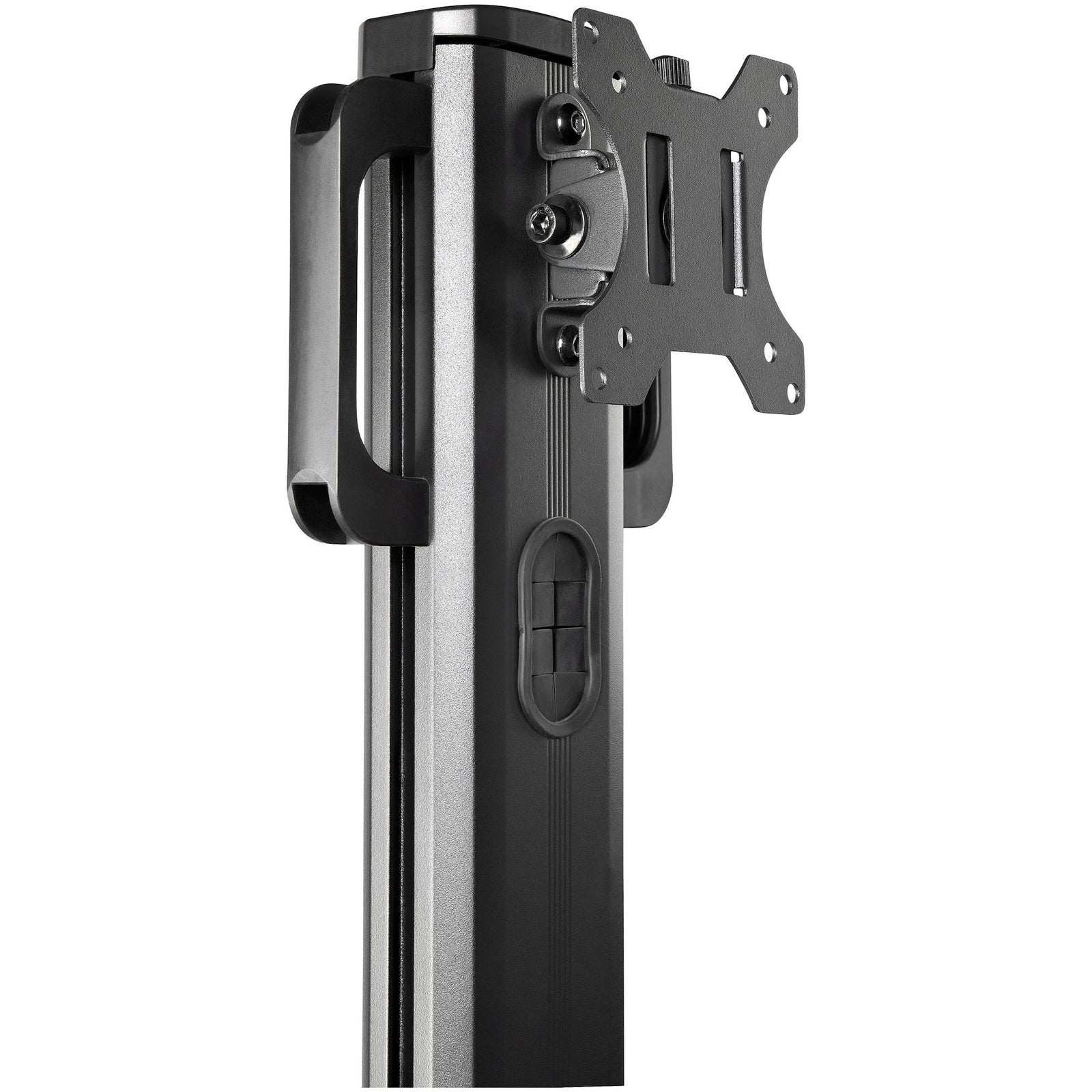 StarTech WKSTNCART Mobile Workstation Cart with Monitor Mount | CPU/PC Holder Mobile Trolley Startech