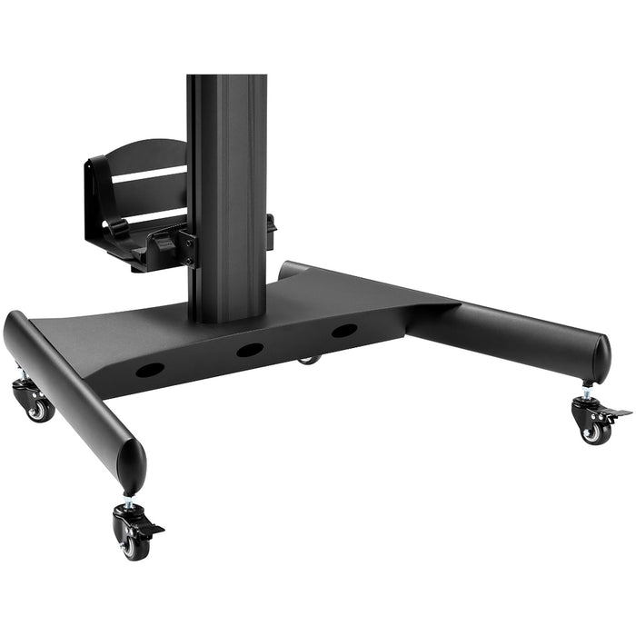 StarTech WKSTNCART Mobile Workstation Cart with Monitor Mount | CPU/PC Holder