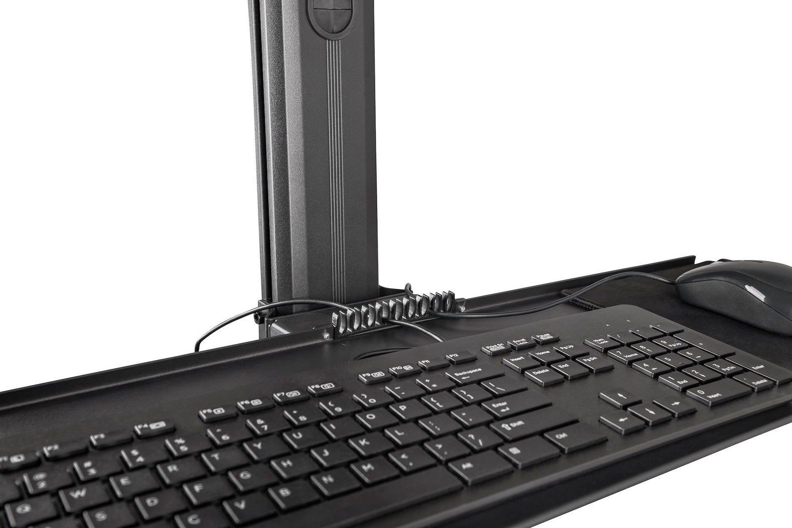 StarTech WKSTNCART Mobile Workstation Cart with Monitor Mount | CPU/PC Holder Mobile Trolley Startech