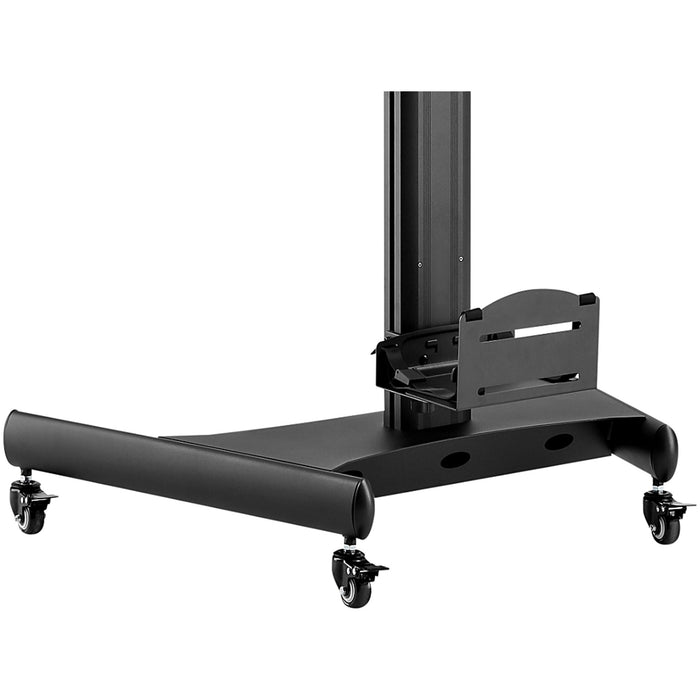 StarTech WKSTNCART Mobile Workstation Cart with Monitor Mount | CPU/PC Holder