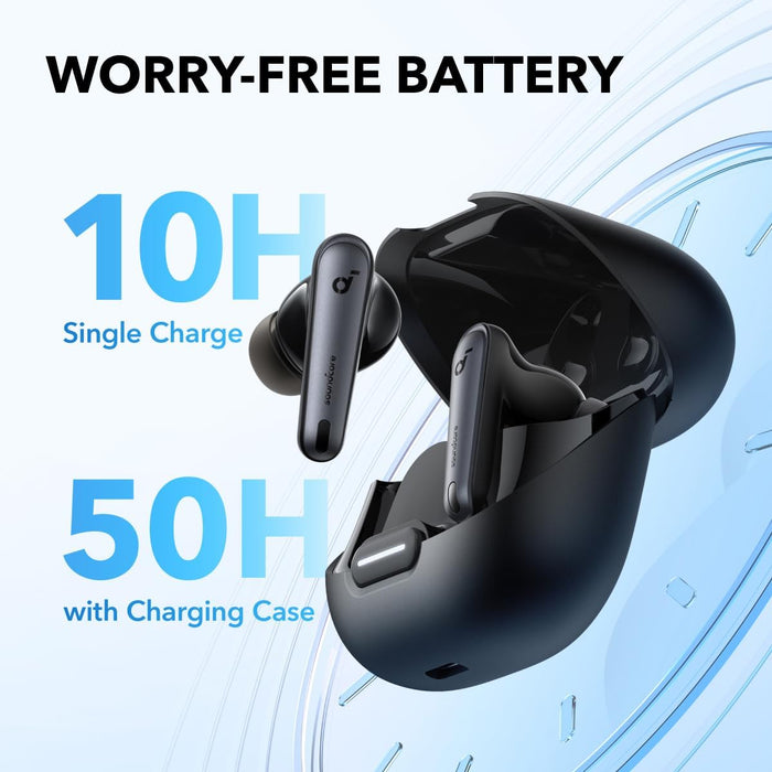 Anker Liberty 4 NC Headphones Wireless In-ear Music USB Type-C Bluetooth Black | A3947G11