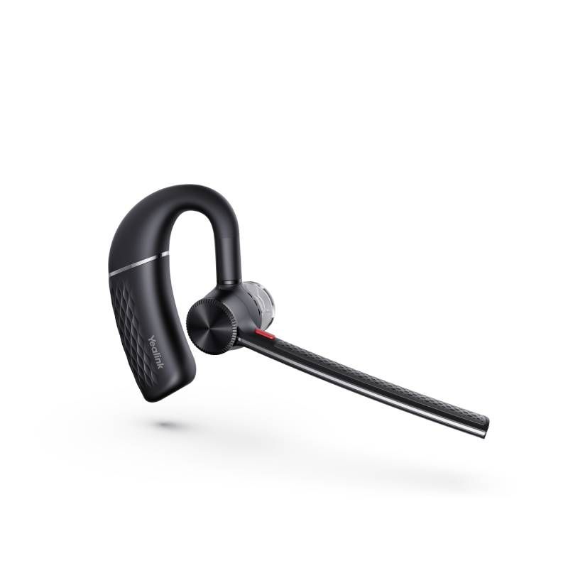 Yealink BH71-TEAMS-BLACK Single Over The Ear Portable Bluetooth Wireless Headset Headset Yealink