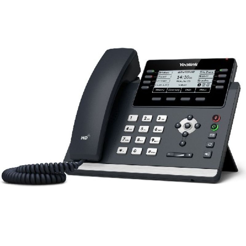 Yealink T43U SIP Phone - Ideal For Businesses Audio Conferencing System Yealink