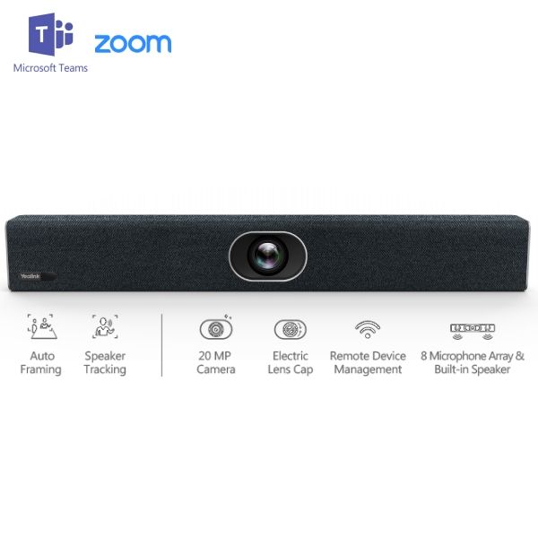 Yealink UVC40 All-in-One USB Video Bar Video Conferencing System Yealink