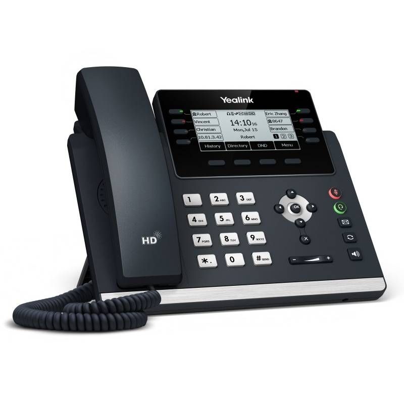 Yealink T43U SIP Phone - Ideal For Businesses Audio Conferencing System Yealink