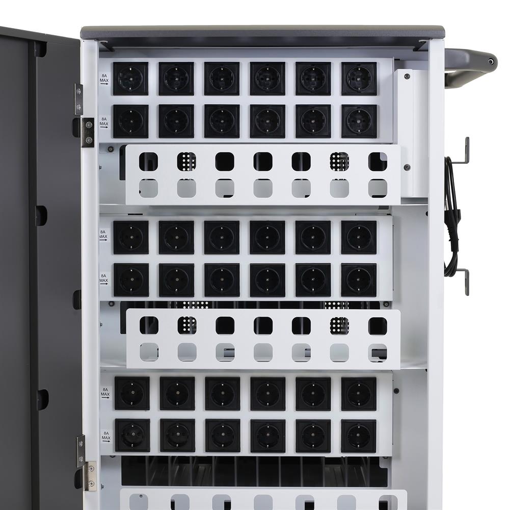 Ergotron YES36 Charging Cart, UK For Mini-Laptops | YESMOR36-3 AV Cabinet Ergotron
