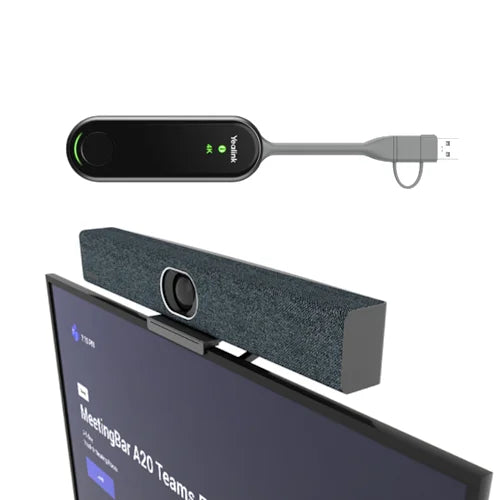 Yealink A20-015 MeetingBar A20 All-in-One Video Collaboration Bar For Microsoft Teams Rooms Video Conferencing System Yealink