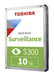 Toshiba HDWT31AUZSVA S300 Surveillance 3.5" 10000GB Hard Drive