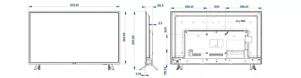 Philips 75HFL6114U/12 75" Professional TV Hotel TV Philips