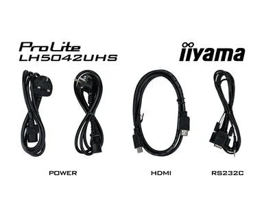 iiyama ProLite LH5042UHS-B3 50" 4K UHD Professional Digital Signage Display Digital Signage Display iiyama