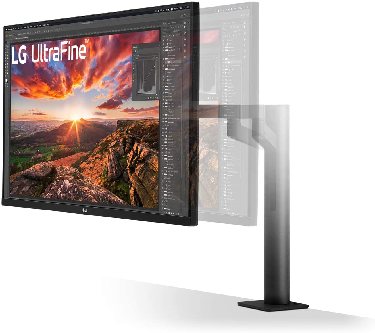 LG 31.5" UHD 4K Ergo IPS USB Type-C™ Desktop Monitor | 32UN880-B Desktop Monitor LG