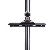 B-Tech BT7033/B AV Accessory Shelf With BT7052 Collar Mounting Accessory B-Tech