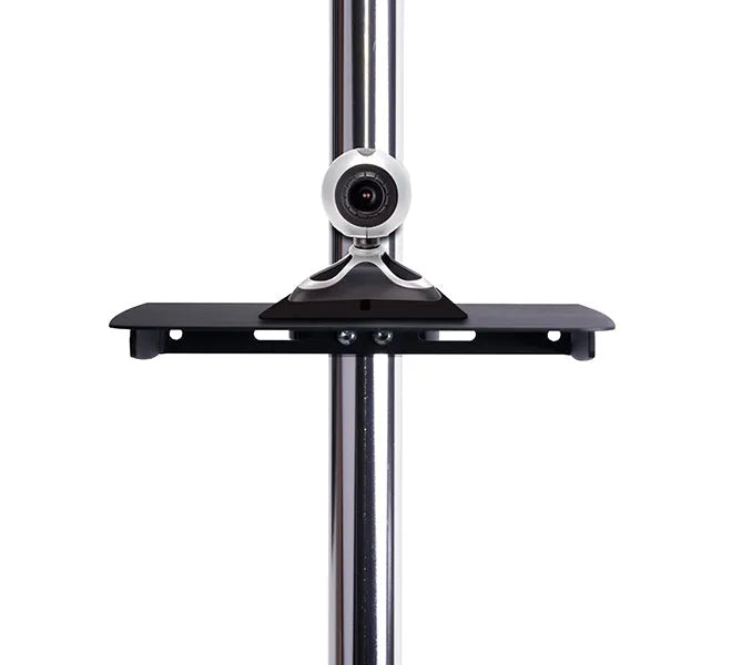 B-Tech BT7033/B AV Accessory Shelf With BT7052 Collar Mounting Accessory B-Tech