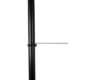 B-Tech BT7863 Small AV Accessory Shelf With BT7841 Collar Mounting Accessory B-Tech